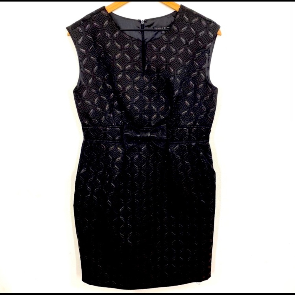 Sandra Darren | Little Black Dress w/ Bow